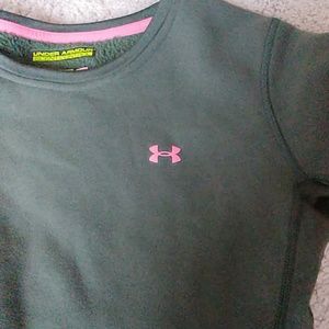 Under armor scent control green top